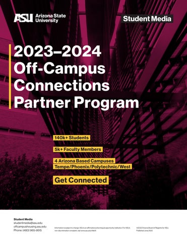 Asu Off Campus Housing Guide 2023 2024 By State Press Magazine Issuu Asu Off Campus Housing Guide 2023 2024 By State Press Magazine Issuu